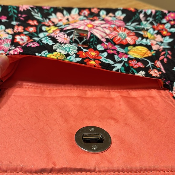 NWT Vera Bradley Turnlock Large Tote - Tangerine Twist - Picture 2 of 5